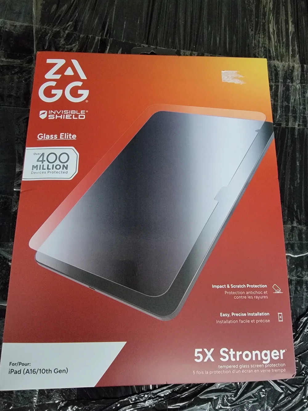 InvisibleShield Glass Elite Screen Protector for iPad A16, 10th Gen.